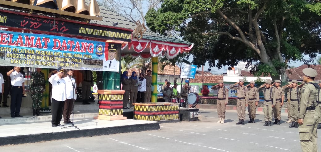 Badan Satpol PP Kabupaten Pringsewu Gelar Pelatihan PHH