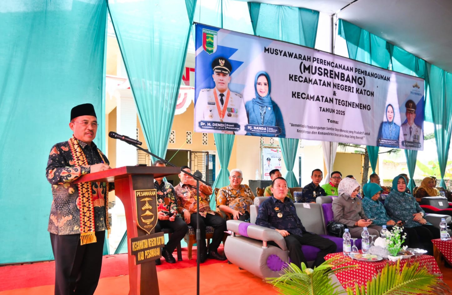 Wildan: Musrenbang Wujud Partisipasi Rencana Pembangunan Pesawaran 2026