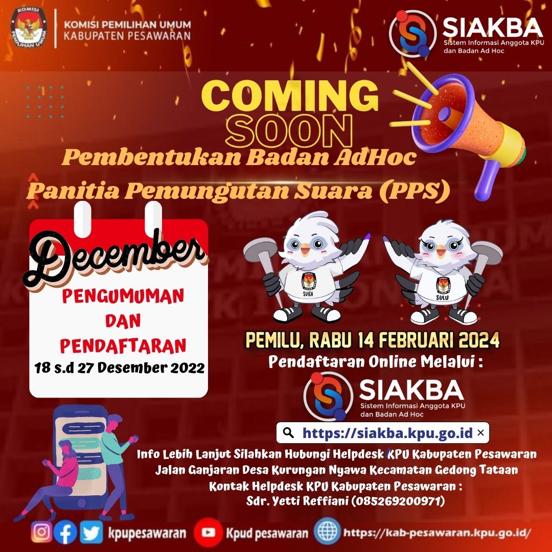 KPU Pesawaran Mulai Buka Perekrutan Panitia Desa
