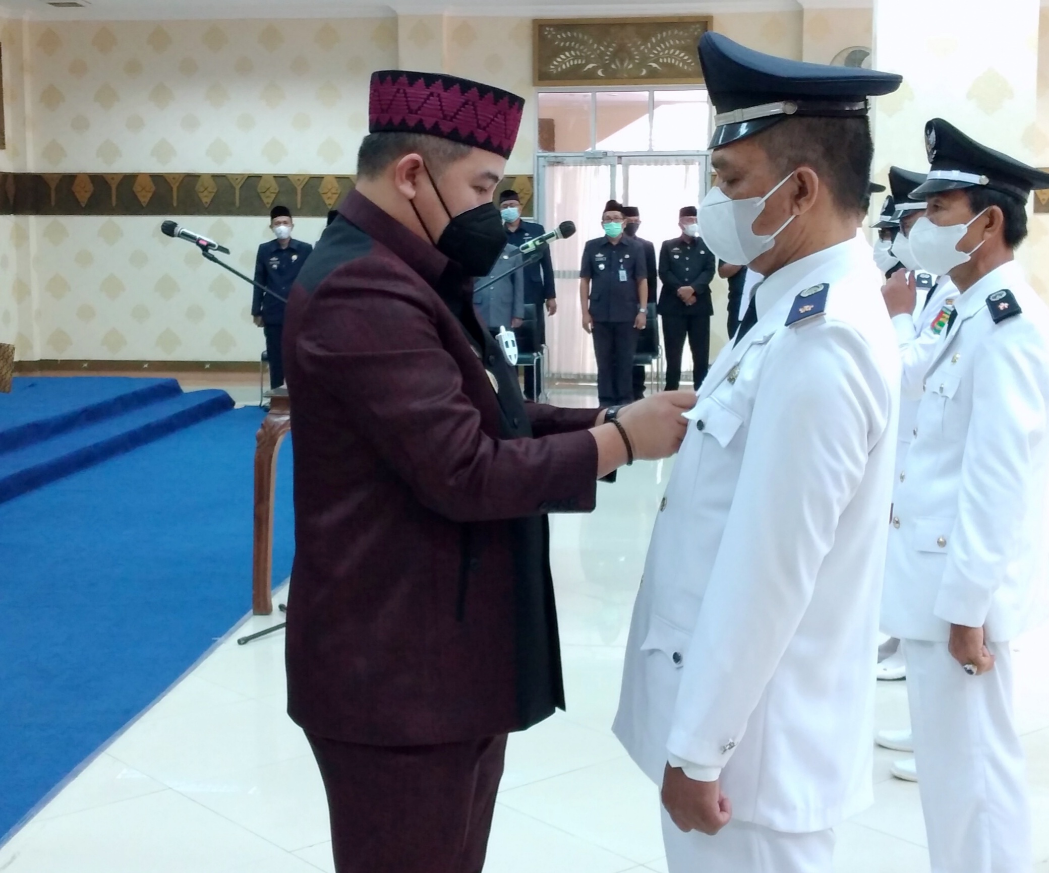 Bupati Pesawaran Lantik 34 Pj. Kades