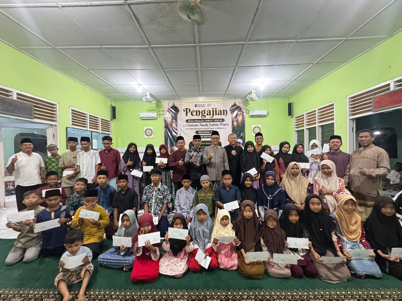 Peduli Anak Yatim, PTPN I Reg.7 Hadir di OKU