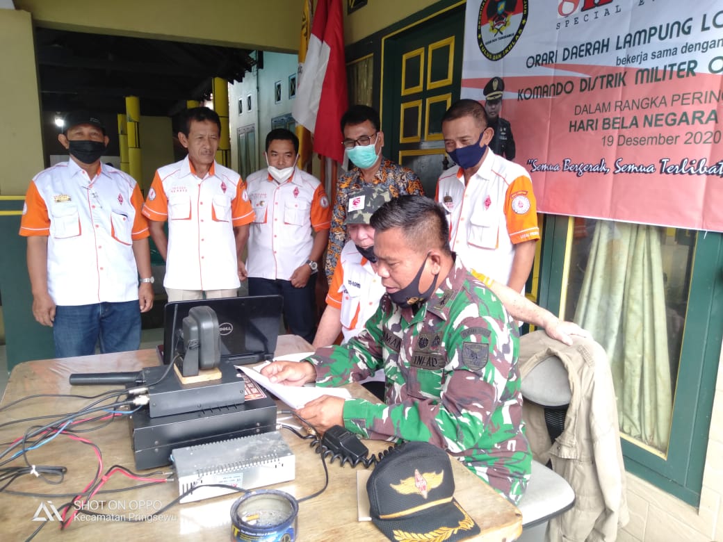 ORARI Lokal Pringsewu Gelar Special Event Station Peringati HBN Ke-72
