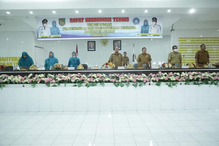 Sekdakab Asahan Buka Rakornis PKK Bulan Oktober 2022