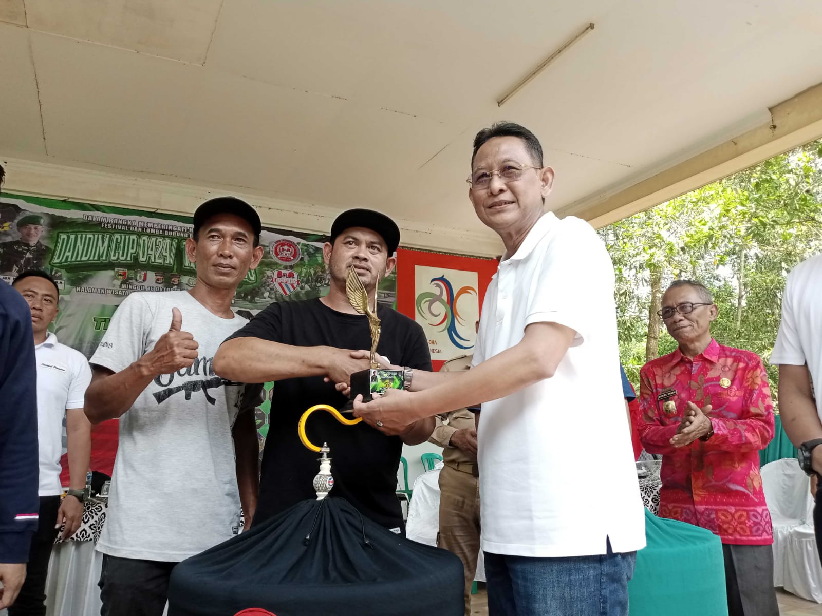 Semarak HUT TNI, Kodim 0424/TGM Gelar Lomba Burung Berkicau Dandim Cup 2022