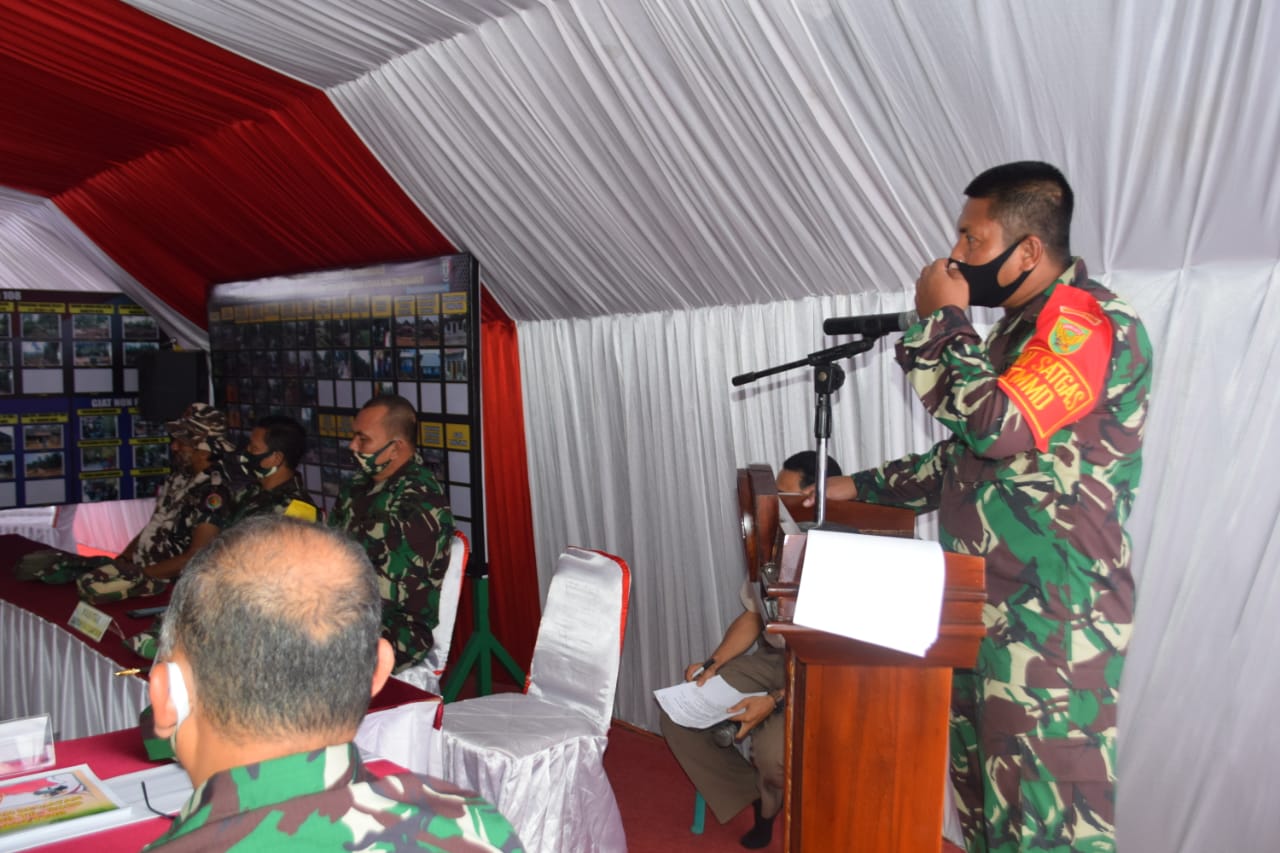 Tim Wasev  Mabes TNI, Kunjungi Kegiatan TMMD 108 Kodim 0424/Tanggamus.