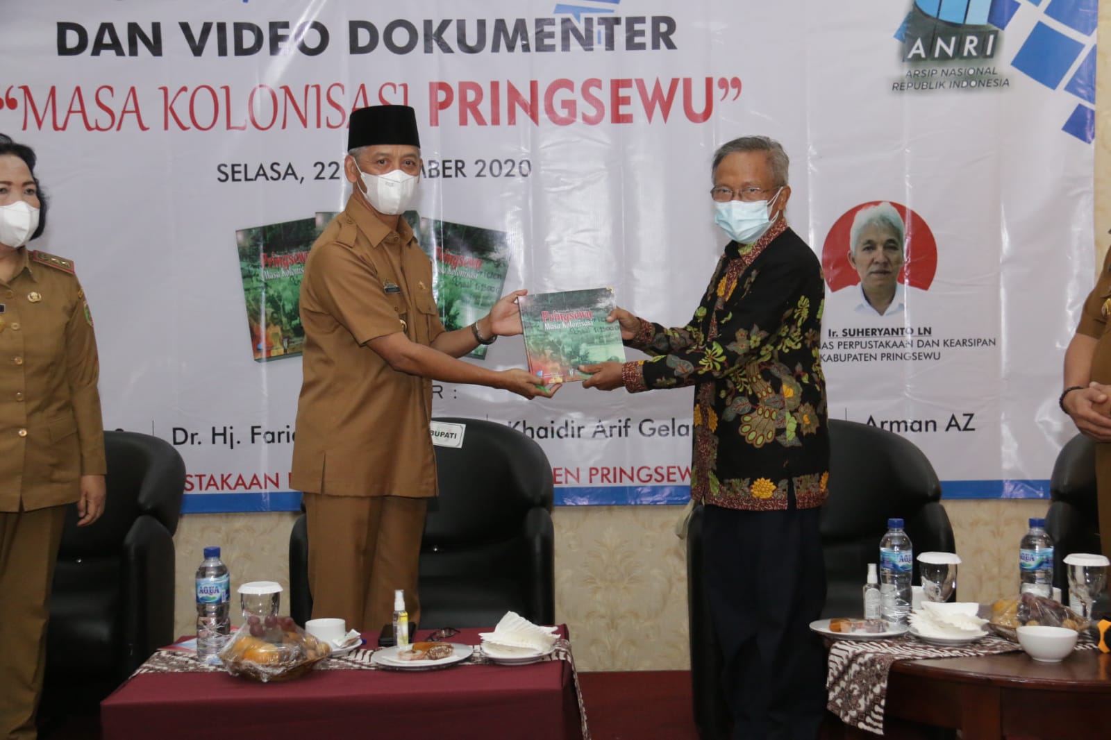 Pemkab Pringsewu Luncurkan Naskah Arsip dan Video Dokumenter Kolonisasi Pringsewu