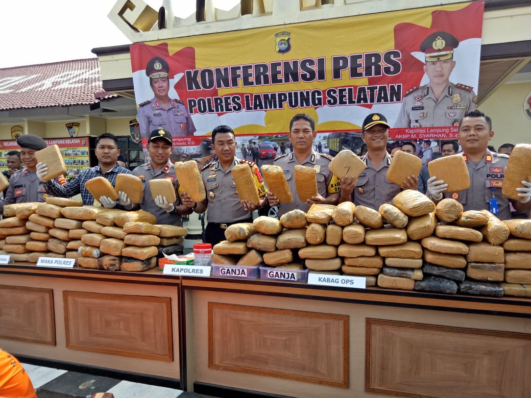 Berhasil Amankan 187 Kg Ganja