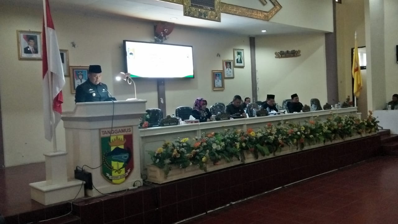 DPRD Tanggamus Gelar Paripurna Persetujuan Enam Ranperda
