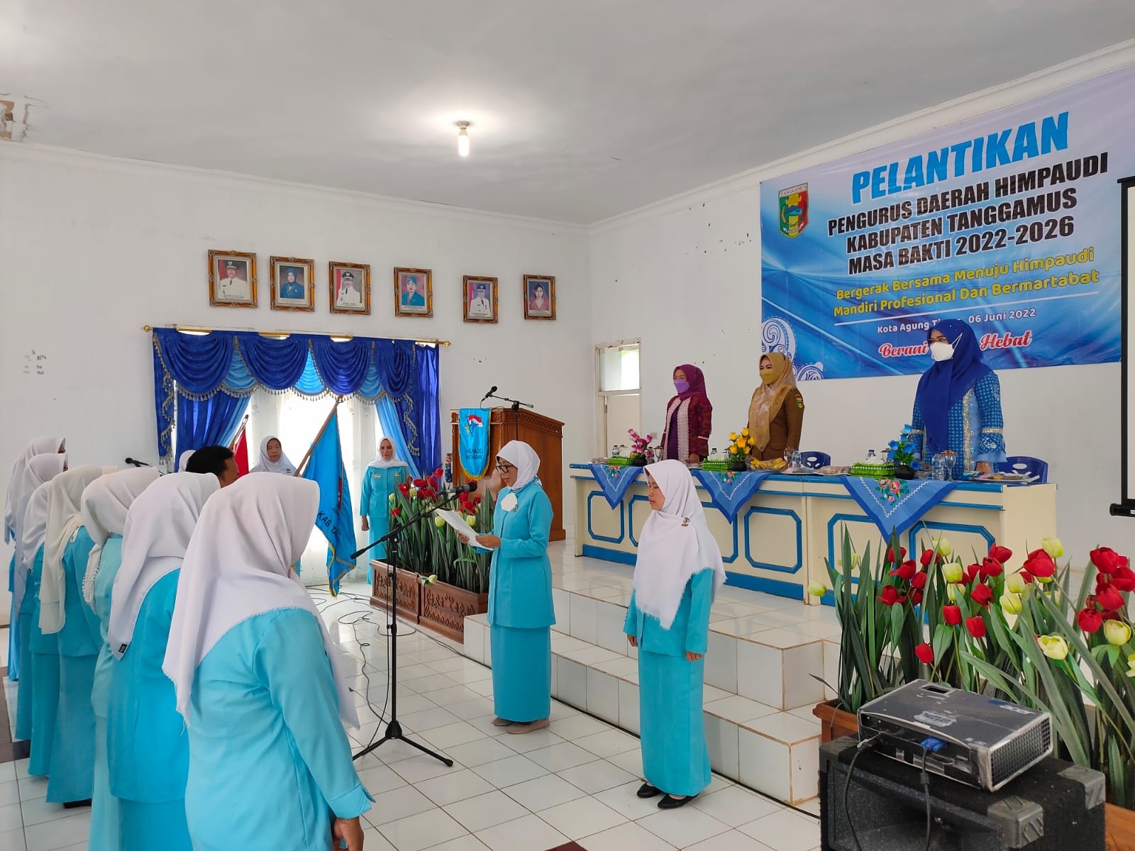 Pelantikan Pengurus Daerah Himpaudi, Ini Harapan Bupati Tanggamus.
