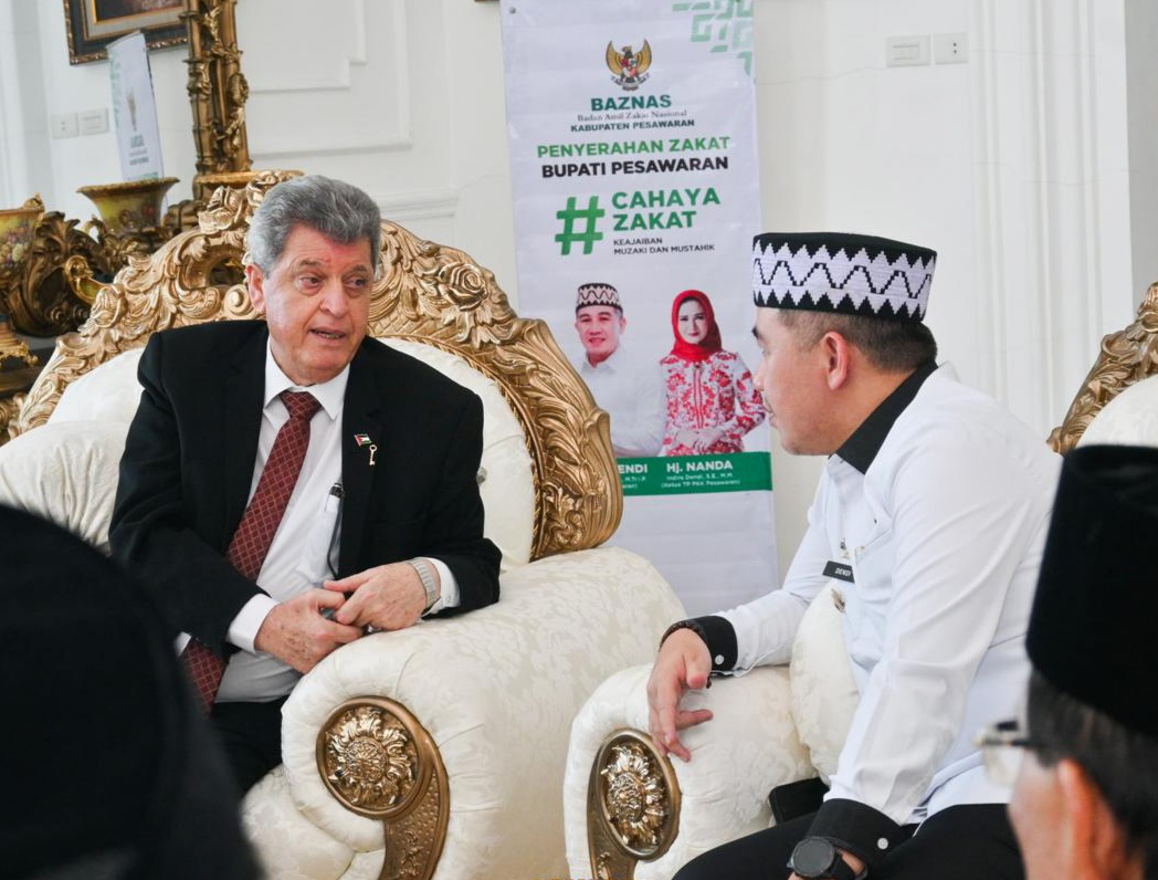 Bahas Kerjasama Pendidikan, Duta Besar Palestina Sambangi Pesawaran