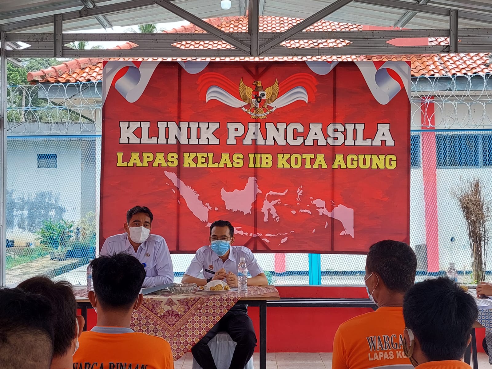 Kalapas Kotaagung Berikan Wawasan Kebangsaan pada WBP di Klinik Pancasila.