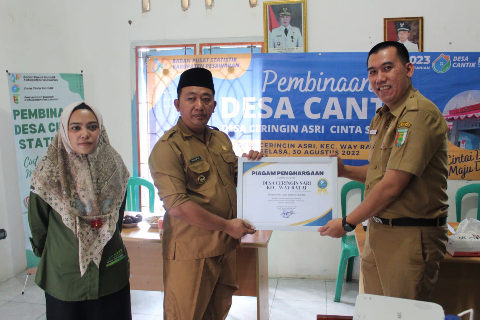 Dua Desa di Pesawaran Terpilih Jadi Desa Cantik