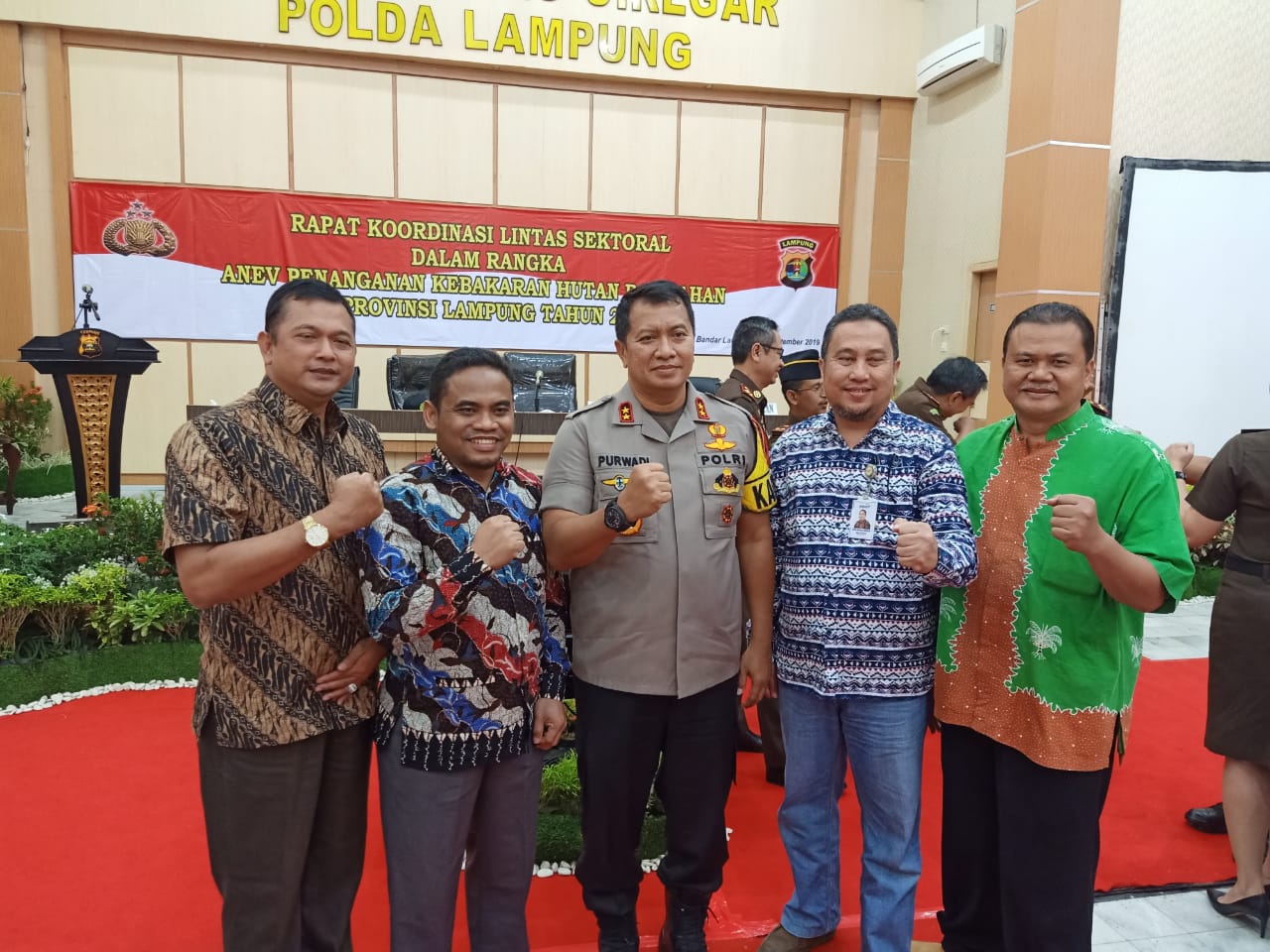 RAPAT KOORDINASI LINTAS SEKTORAL  POLDA LAMPUNG