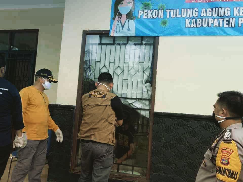 Wabup Pringsewu Tinjau Rumah Singgah Pencegahan Covid-19 Di Pekon  Tulungagung.