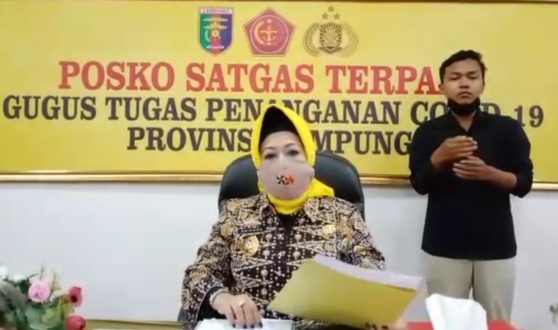 Pemerintah Provinsi Lampung Belum Akan Mengajukan Pembatasan Sosial Berskala Besar (PSBB).