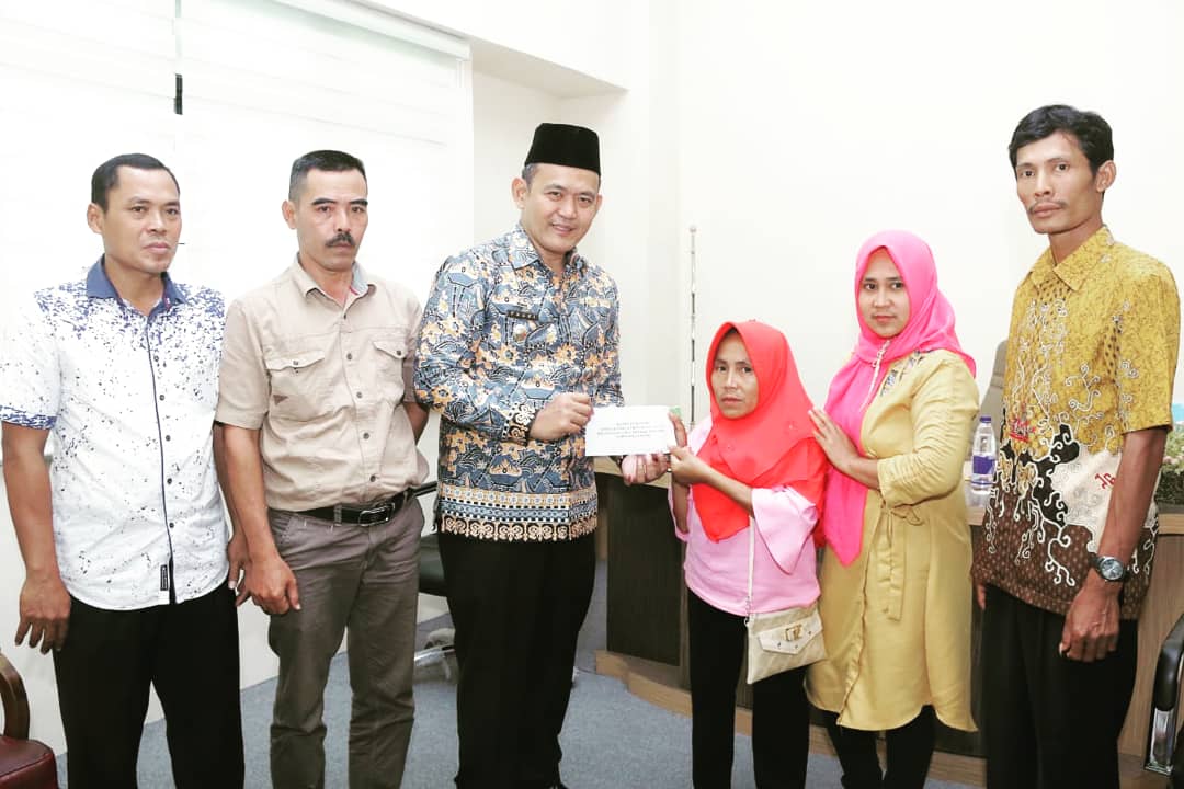 Ormas & Lembaga Serta Korban Kebakaran Terima Bantuan Pemkab Pringsewu