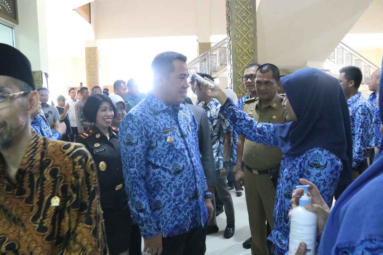 Bupati Dendi Minta OPD Berlakukan Screening