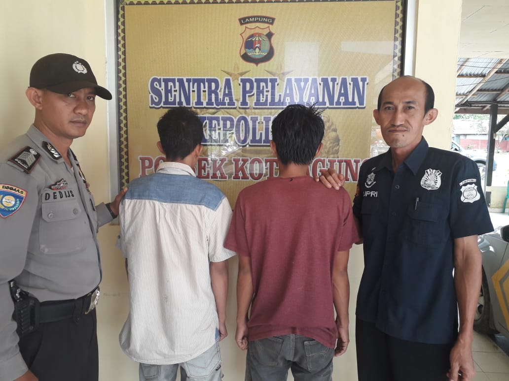 Polsek Kota Agung Tangkap Dua Pelaku Pembobol Rumah