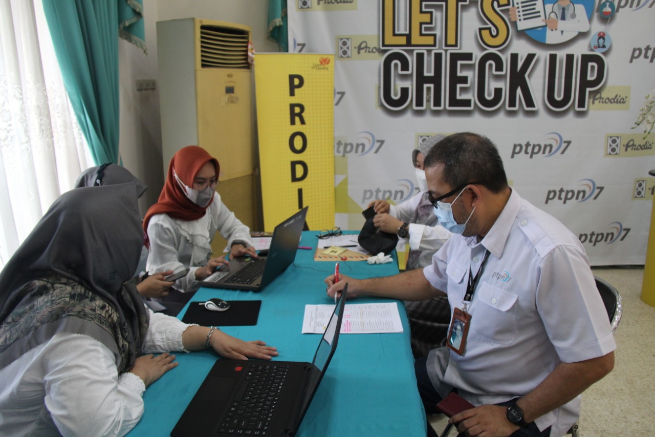 PTPN VII Gelar MCU Karyawan