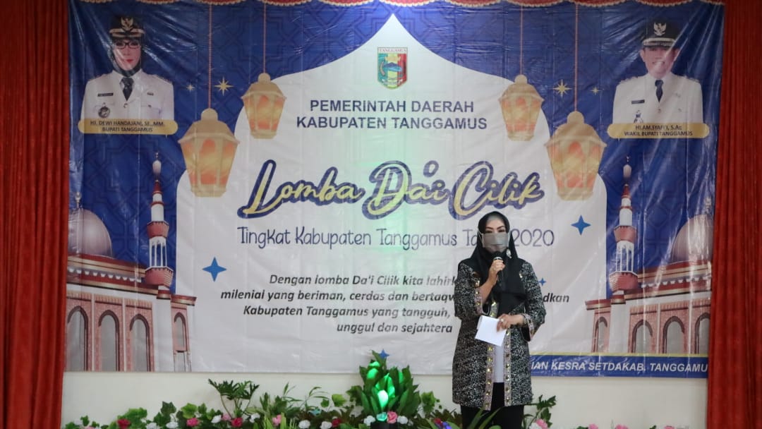 Bupati Buka Lomba Da'i Cilik Kabupaten Tanggamus