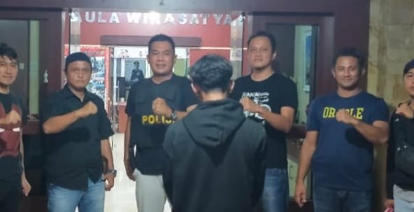 Satreskrim Polres Tanggamus Amankan Tersangka Dugaan Pencabulan Terhadap Anak Dibawah Umur.