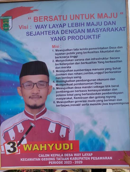 Cakades Wahyudi Bawa 6 Misi Untuk Perubahan Desa Waylayap