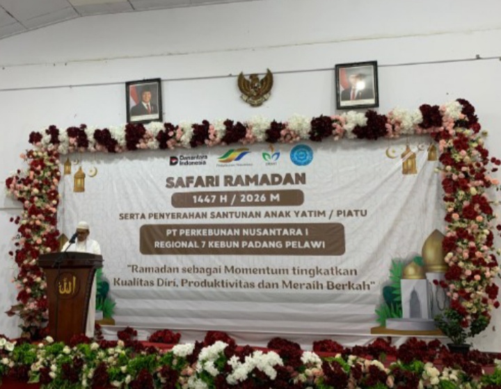 Safari Ramadan di Padang Pelawi, Ini Pesan RH. PTPN I Reg.7