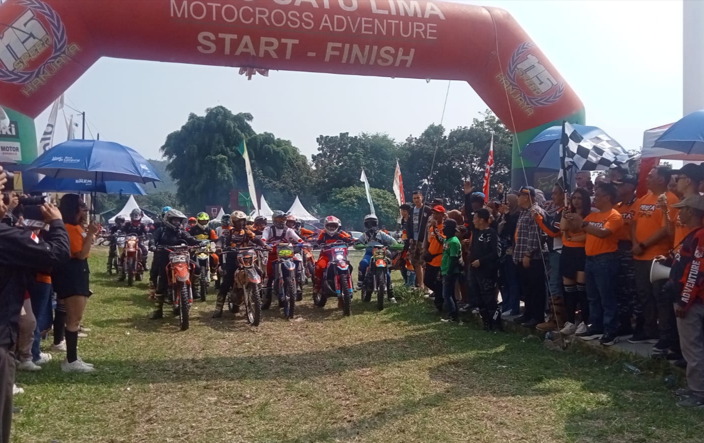 Pesta Jilid 3, Ratusan Riders Gass Fun Bareng Bupati Dendi