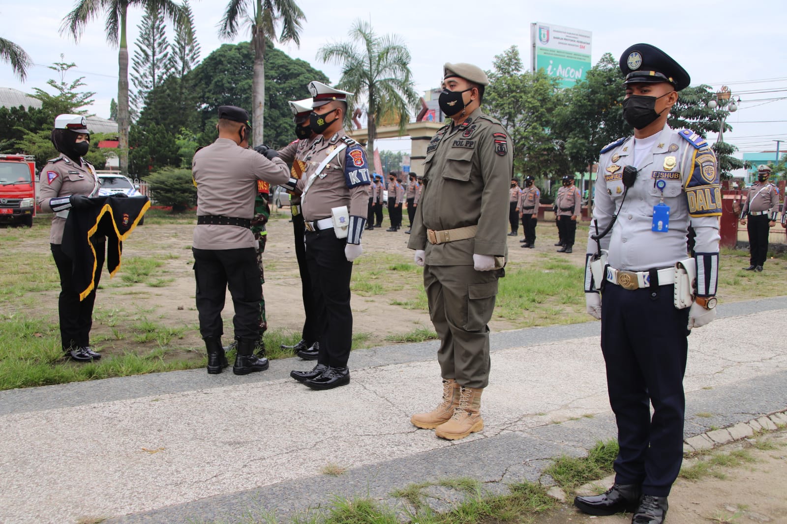 Tanda Dimulai Operasi Zebra Krakatau 2021, Polres Pringsewu Apel Gelar Pasukan