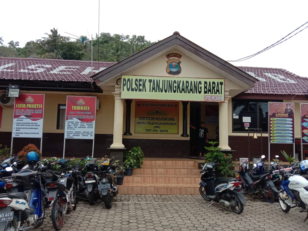 Tujuh Tahanan Polsek Tanjungkarang Barat Mencoba Melarikan Diri.