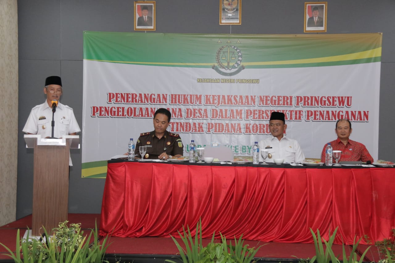Ikuti Penyuluhan Pengelolaan Dana Desa, 360 Kakon Pringsewu Agar Tidak Korupsi