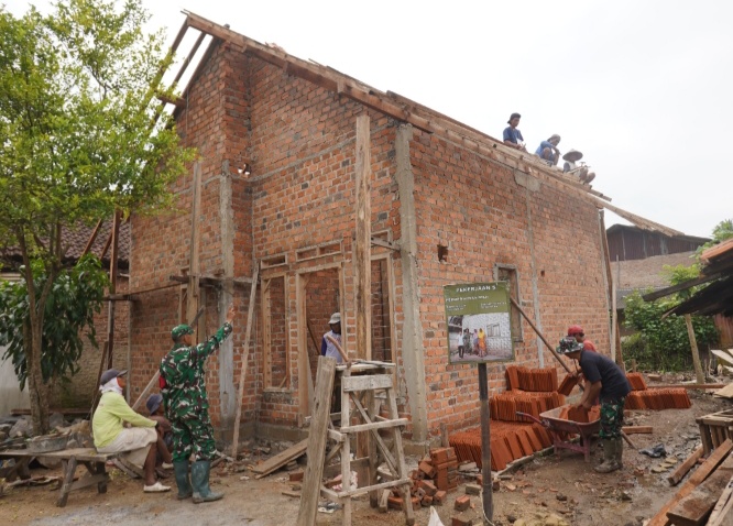 Program RTLH, Kodim 0421/LS Siapkan Rumah Baru untuk Warga Sasaran TMMD