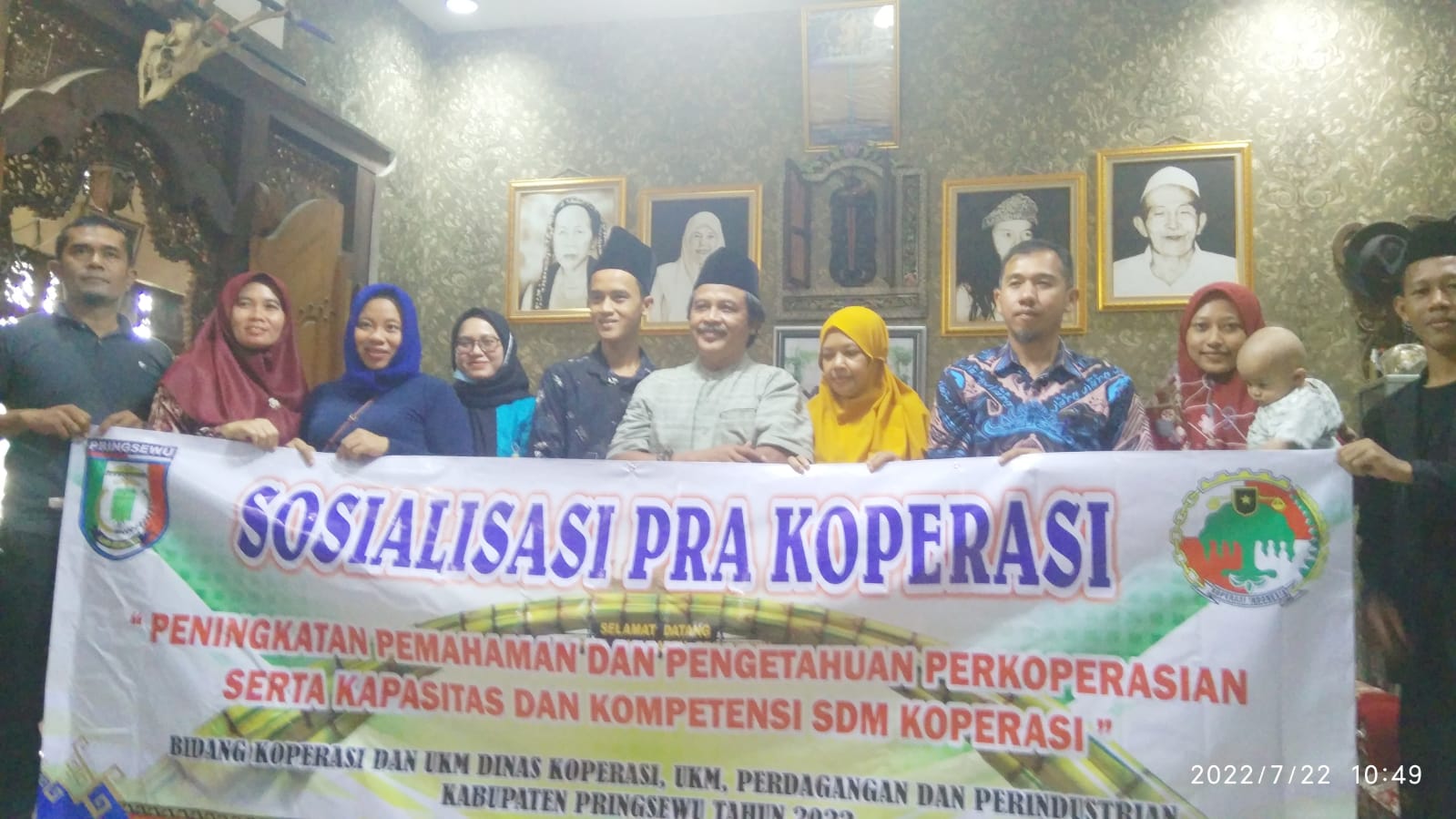 Dinas Koperindag Pringsewu Berikan Sosialisasi Dan Penyuluhan Pembuatan Koperasi Baru.