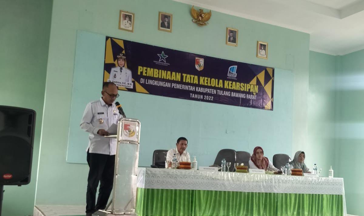 Dispusipda Tubaba Gelar Pembinaan Kearsipan OPD