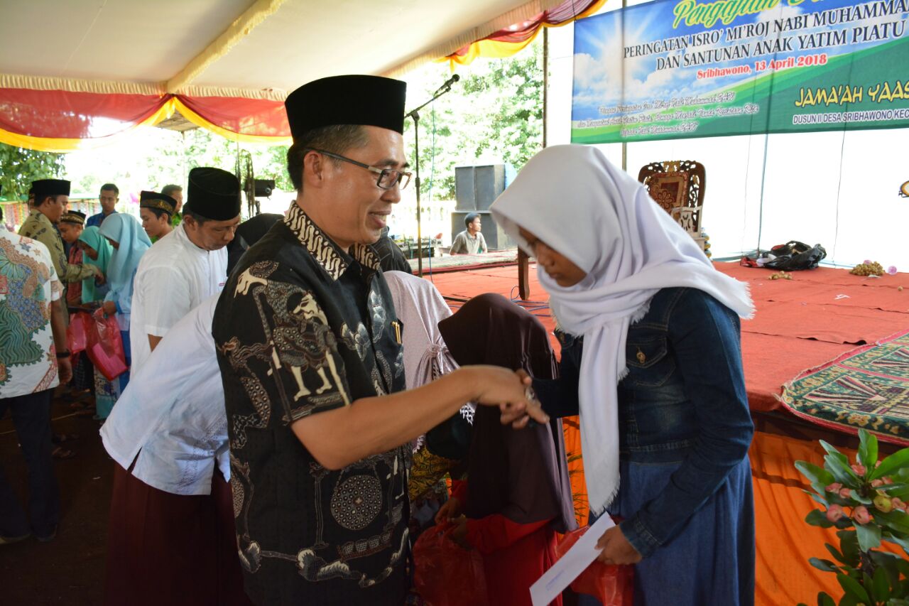 Hadiri Peringatan Isra' Mi'raj, Zaiful Bokhari Beri Santunan Anak Yatim