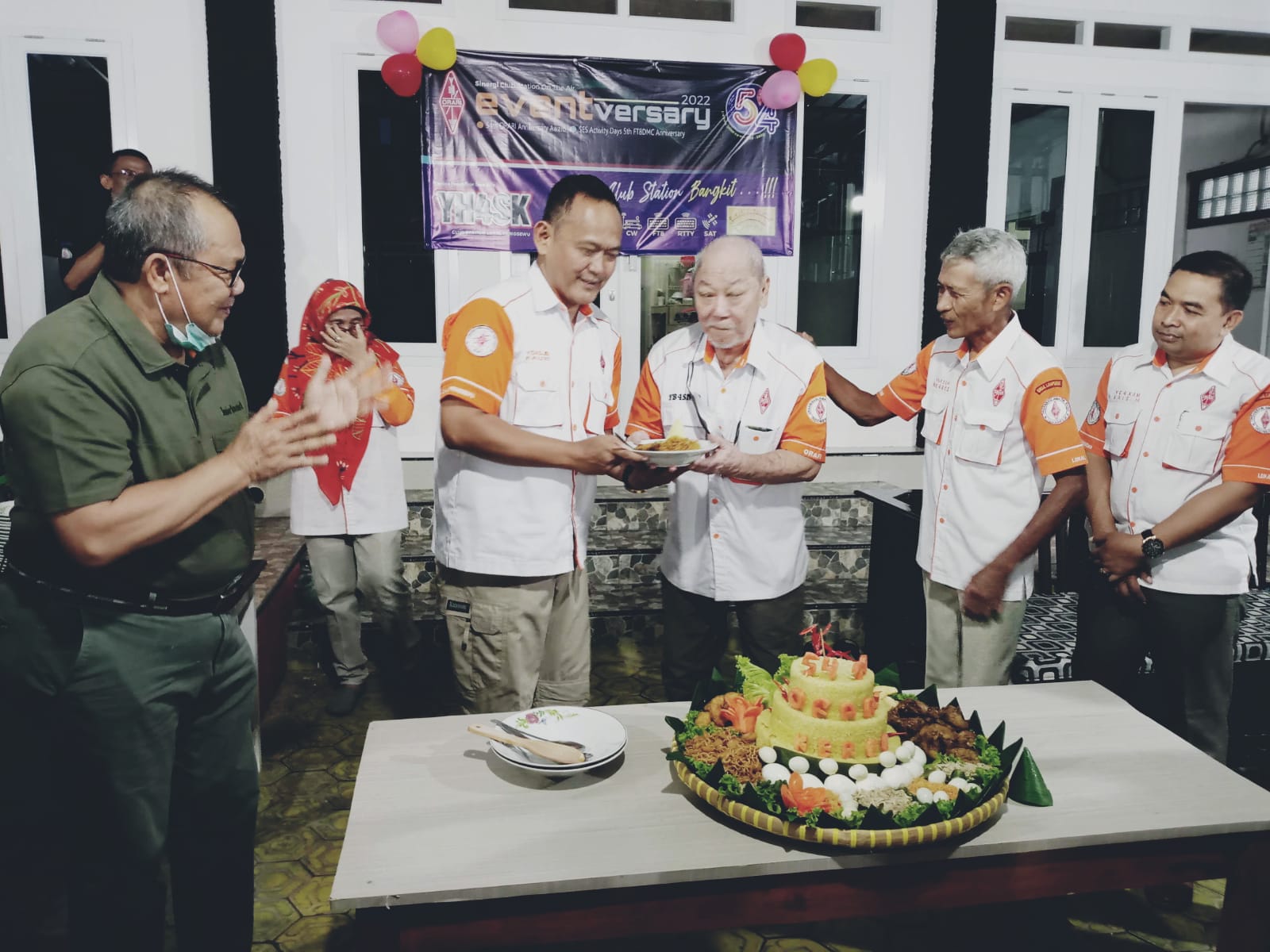 HUT Ke-54, ORARI Lokal Pringsewu Gelar Tasyakuran