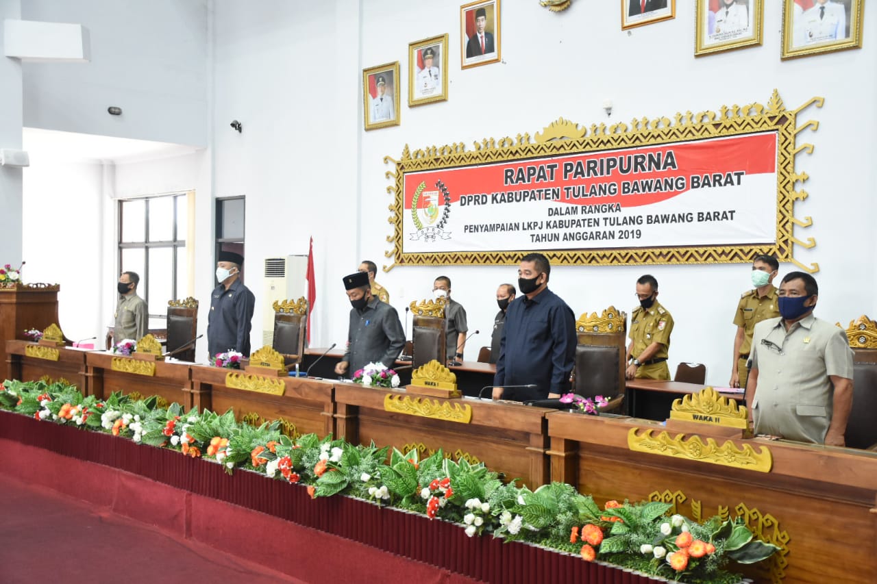 Pemkab Tubaba Sampaikan LKPJ 2019