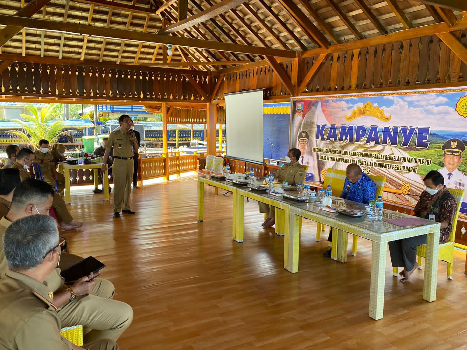 Kampanye Rekomendasi Perlindungan Lahan Pertanian Pangan Berkelanjutan di Pesisir Barat.