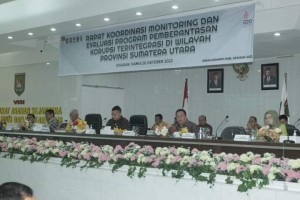 Pemkab Asahan Tuan Rumah Rakor Monitoring dan Evaluasi Program Pemberantasan Korupsi