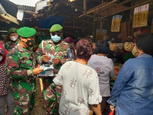 Korem 043/Gatam, Berikan Himbauan Penegakan Disiplin Protkes Covid-19.