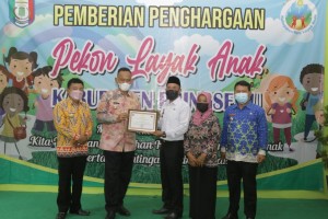 Tanjunganom Dapat Penghargaan Pekon Layak Anak Pringsewu 2021