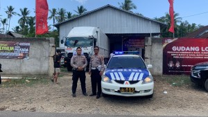 Polres Pringsewu Lakukan Pengamanan Logistik Surat Suara Pilkada 2024