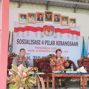 Zulkifli Anwar Sosialisasi 4 Pilar Kebangsaan di Trans Tanjungan Lamsel
