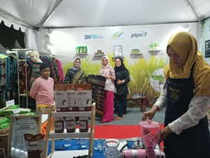 Produk dan Mitra Binaan PTPN VII Ikut Ramaikan Lampung Fair 2023