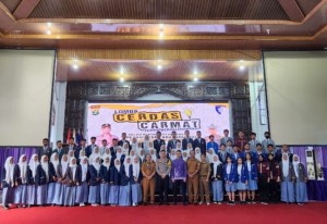 Satlantas Polres Pringsewu Gelar Lomba Cerdas Cermat Tingkat SMA Dan SMK