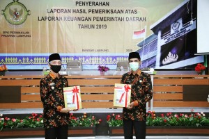 Pemkab Pringsewu Raih WTP Ke-Lima Kalinya