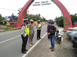 Tim Gabungan Satgas Covid-19 Tanggamus Menjaring 301 Pelanggar Prokes.