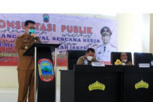 Bappeda Lampung Selatan Gelar Konsultasi Publik Rencana Kerja Tahun 2023.