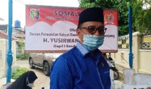 Yusirwan Sosper Adaptasi Kebiasaan Baru di Kecamatan Enggal