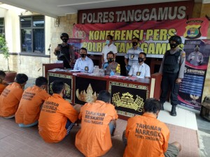 44 Pelaku Terjaring Operasi Cempaka Polres Tanggamus